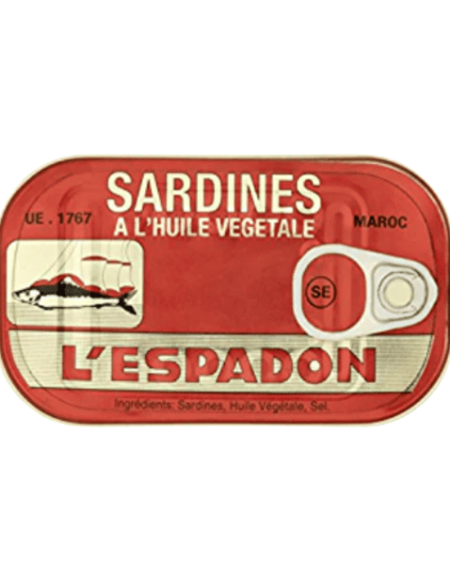 Lespadon Sardine In Vegetable Oil, L'Espadon Sardine Vegetable Oil uk delivery