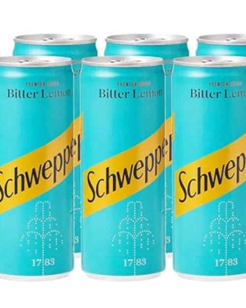 Schweppes Bitter Lemon Can buy online pack