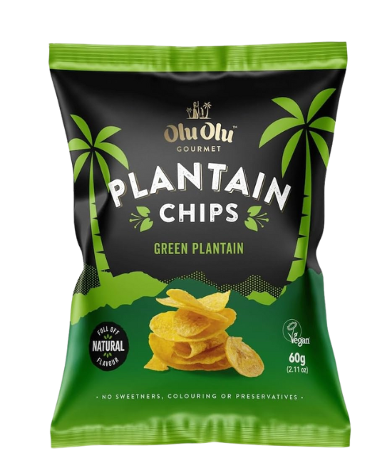 Olu Olu Plantain Chips Green - SINGLE