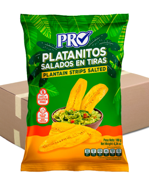 Plantanos Plantain Chips - Box of 20
