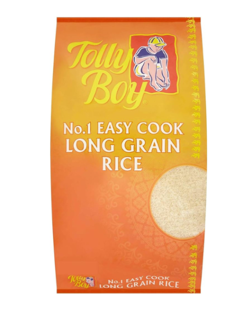 buy Tolly Boy Easy Cook Rice 20kg, Tolly Boy Long Grain Rice – Premium African Cooking Rice from Ogbongeh UK store