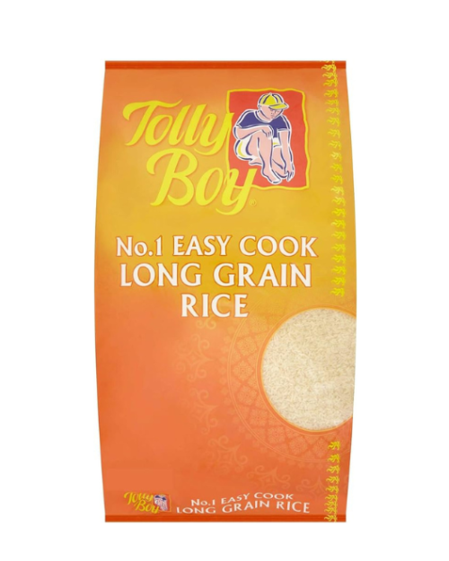 Tolly Boy Easy Cook Rice 20kg, Tolly Boy Long Grain Rice – Premium African Cooking Rice from Ogbongeh UK store