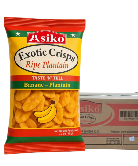 buy Asiko Exotic Chilli Plantain Chips Box, Asiko Exotic Chilli Plantain .uk delivery