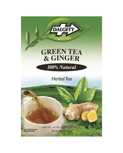 Dalgety Green Tea and Ginger.