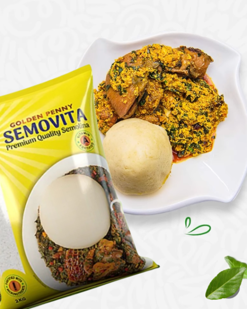 Golden Penny Semovita 10kg pack – smooth and fluffy Nigerian swallow ready for cooking uk delivery