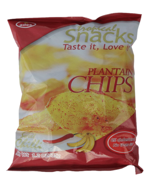 Ades Plantain Chips Sweet Chilli uk
