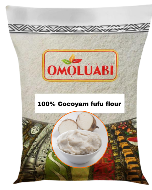 100% Cocoyam Flour 500g - Omoluabi buy online.
