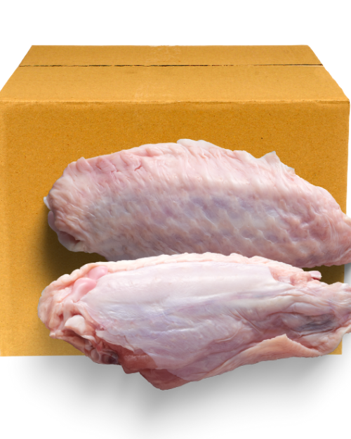 Turkey Mid Wings 2kg, whole fresh, 10kg box orange, online african store