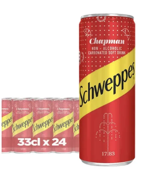 Schweppes Chapman drink pack of 24 carton