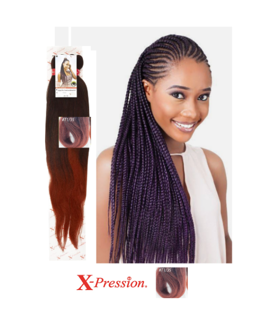 Xpression Lagos Braid - Pre stretched Col TI/350 bc