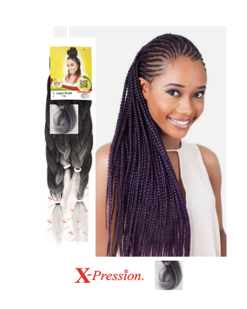 African Beauty Braids – Long synthetic hair extensions for protective African styles