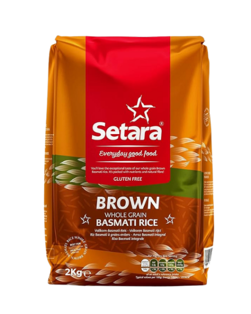 Setara Brown Whole Grain Basmati Rice 5kg uk