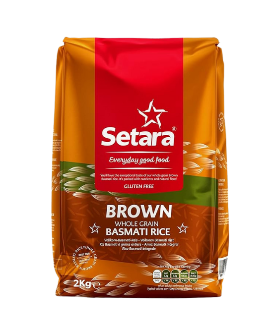 Setara Brown Whole Grain Basmati Rice 5kg uk