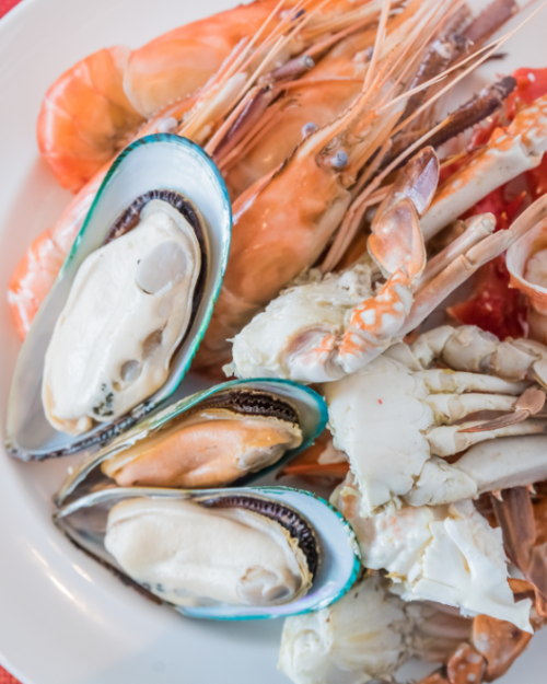 buy Seafood mix on plate larger, buy online uk