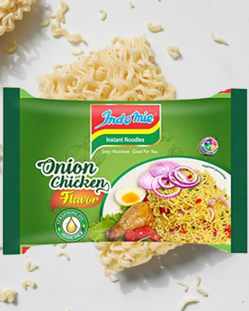 A pack of Indomie Instant Noodles – Nigerian-style noodles available from an African food shop in the UK, perfect for spicy quick meals.. uk