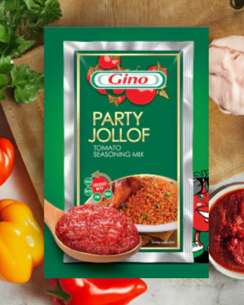 gino spice, gino party jollof jollof seasoning, Gino Party Jollof Paste larger