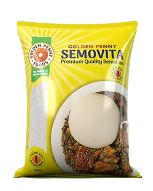 Golden Penny Semovita 10kg pack – smooth and fluffy Nigerian swallow new
