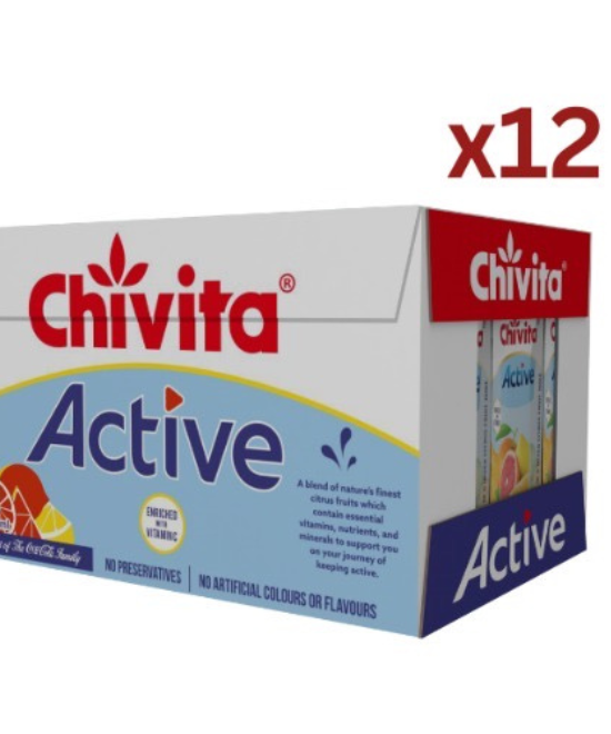 Chivita active citrus 315ml Pack of 12 small