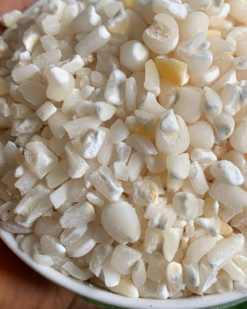 Peeled white maize official