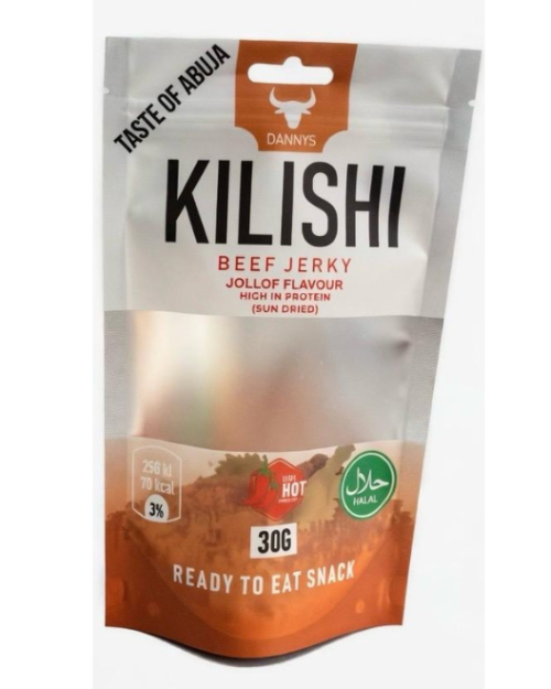 Kilishi Beef Jerky JOLLOF FLAVOUR