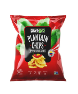 Puregro Plantain chips with Chilli RED 60g
